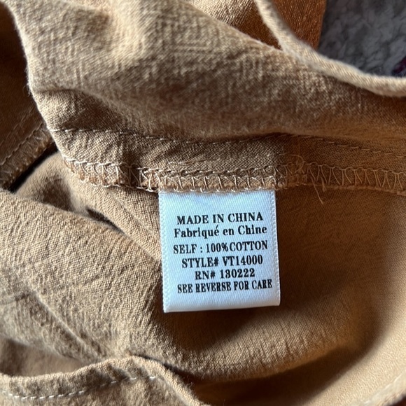 Very J Women’s Bell Tie Top - Small - Picture 7 of 7